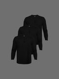 3-Pack Negro Henley