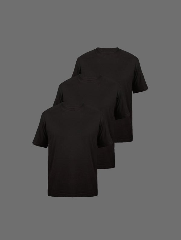 3-Pack Negro Oversize