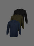 3-pack Esencial Henley