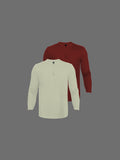 2-Pack Henley Colores de Temporada